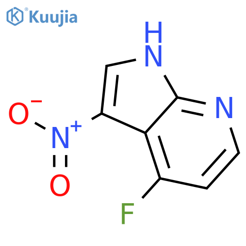 1H-Pyrrolo[2,3-b]pyridine, 4-fluoro-3-nitro- structure