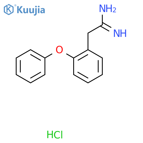 2-(2-Phenoxy-phenyl)-acetamidine hydrochloride structure