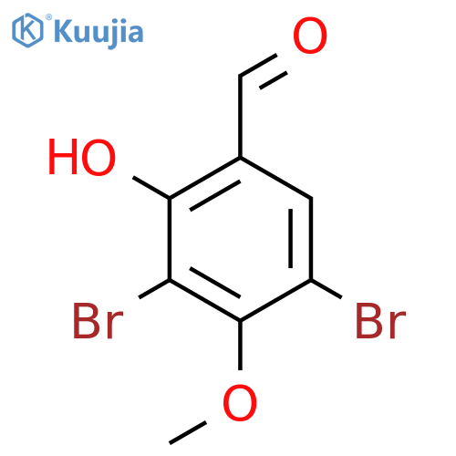 Benzaldehyde,3,5-dibromo-2-hydroxy-4-methoxy- structure