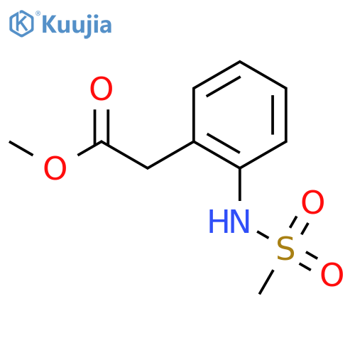 Methyl 2-(Methylsulfonamido)phenylacetate structure
