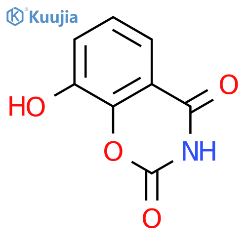 2H-1,3-Benzoxazine-2,4(3H)-dione,8-hydroxy- structure