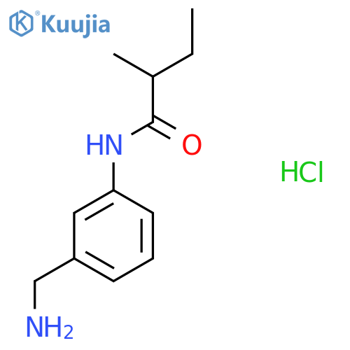 N-3-(Aminomethyl)phenyl-2-methylbutanamide Hydrochloride structure