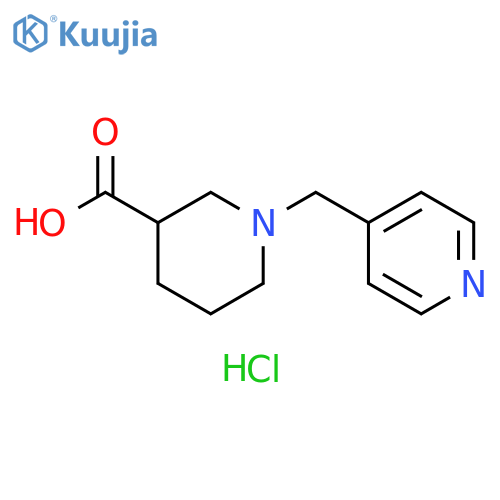 1-(Pyridin-4-ylmethyl)piperidine-3-carboxylic aciddihydrochloride structure