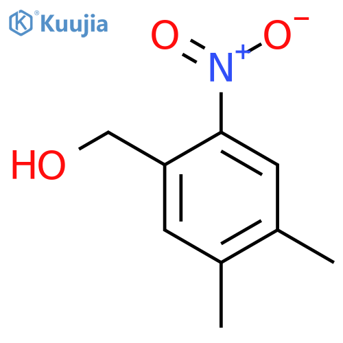 4,5-Dimethyl-2-nitrobenzyl alcohol structure
