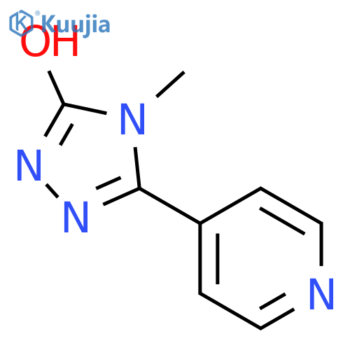 3H-1,2,4-Triazol-3-one,2,4-dihydro-4-methyl-5-(4-pyridinyl)- structure