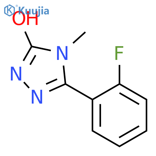 3H-1,2,4-Triazol-3-one,5-(2-fluorophenyl)-2,4-dihydro-4-methyl- structure