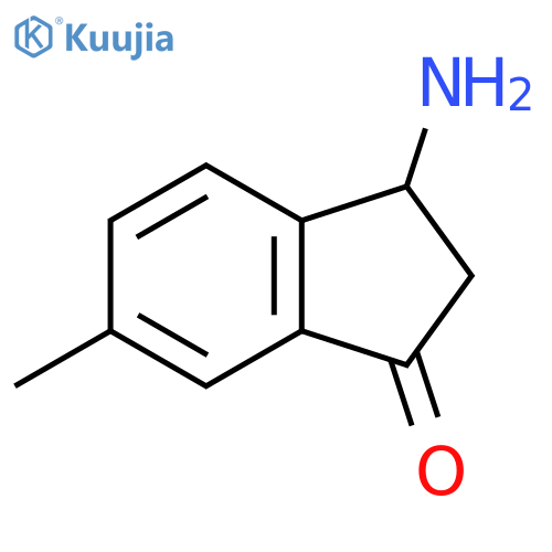 1H-Inden-1-one, 3-amino-2,3-dihydro-6-methyl- structure