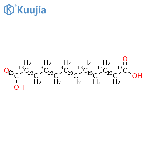 Dodecanedioic Acid-13C12 structure