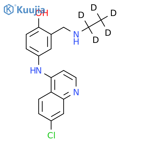N-Desethyl Amodiaquine-d5 structure