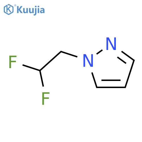 1-(2,2-difluoroethyl)-1H-pyrazole structure