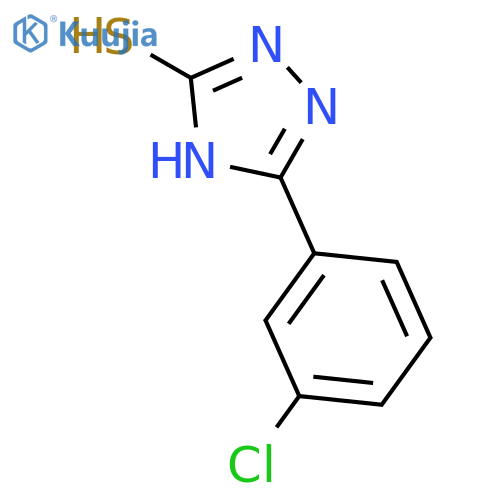 5-(3-Chlorophenyl)-4H-1,2,4-triazole-3-thiol structure