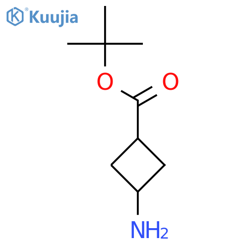tert-Butyl 3-aminocyclobutanecarboxylate structure