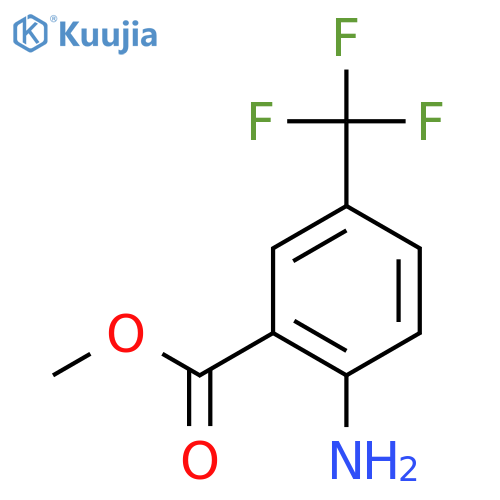 Methyl 2-amino-5-(trifluoromethyl)benzoate structure