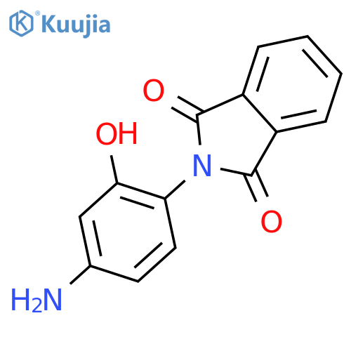 1H-Isoindole-1,3(2H)-dione,2-(4-amino-2-hydroxyphenyl)- structure