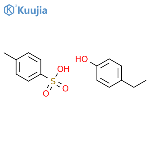 Phenol, 4-ethyl-, 4-methylbenzenesulfonate structure