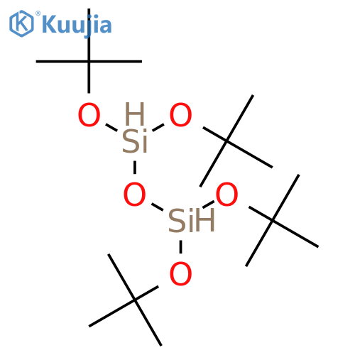 Disiloxane, 1,1,3,3-tetrakis(1,1-dimethylethoxy)- structure