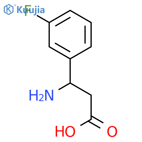 3-Amino-3-(3-fluorophenyl)propanoic acid structure