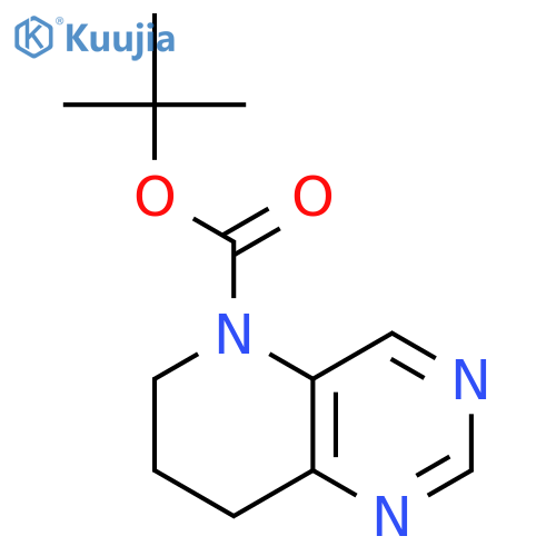 tert-Butyl 7,8-Dihydropyrido3,2-dpyrimidine-5(6H)-carboxylate structure
