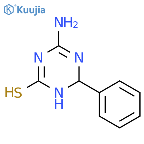4-Amino-6-phenyl-1,6-dihydro-1,3,5-triazine-2-thiol structure