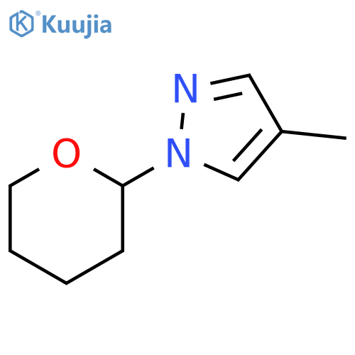 4-methyl-1-(oxan-2-yl)pyrazole structure