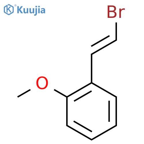 (E)-beta-Bromo-2-methoxystyrene structure
