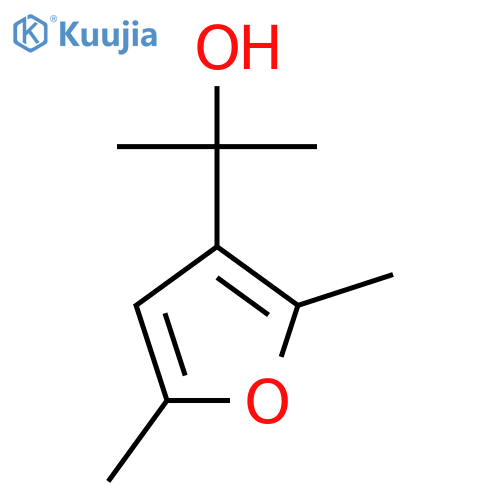 2-(2,5-dimethylfuran-3-yl)propan-2-ol structure