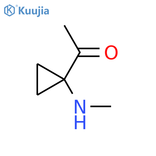 1-[1-(Methylamino)cyclopropyl]ethanone structure