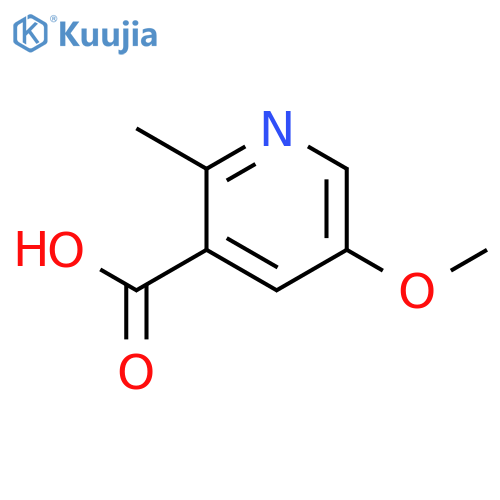 5-methoxy-2-methylpyridine-3-carboxylic acid structure