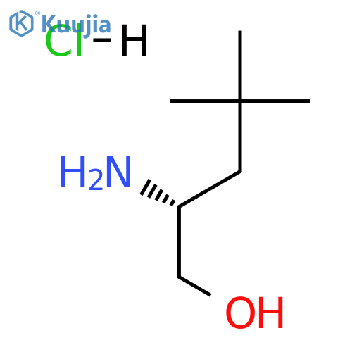 (R)-2-Amino-4,4-dimethylpentan-1-ol hydrochloride structure