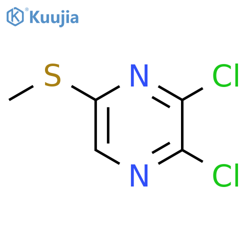 2,3-dichloro-5-(methylsulfanyl)pyrazine structure