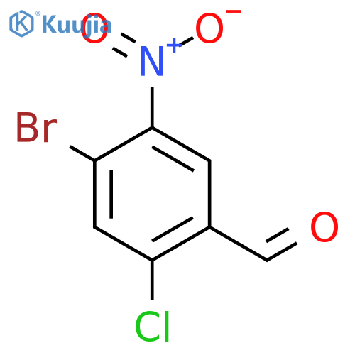4-Bromo-2-chloro-5-nitro-benzaldehyde structure