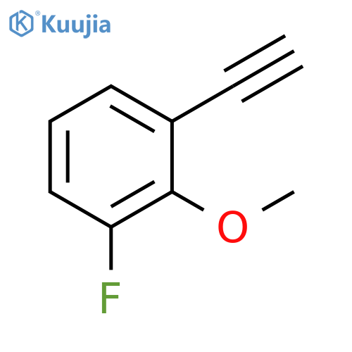 1-ethynyl-3-fluoro-2-methoxybenzene structure