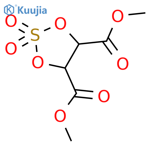 (4R,5R)-Dimethyl 1,3,2-dioxathiolane-4,5-dicarboxylate 2,2-dioxide structure