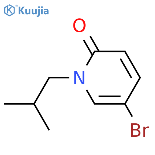 5-Bromo-1-(2-methylpropyl)-1,2-dihydropyridin-2-one structure