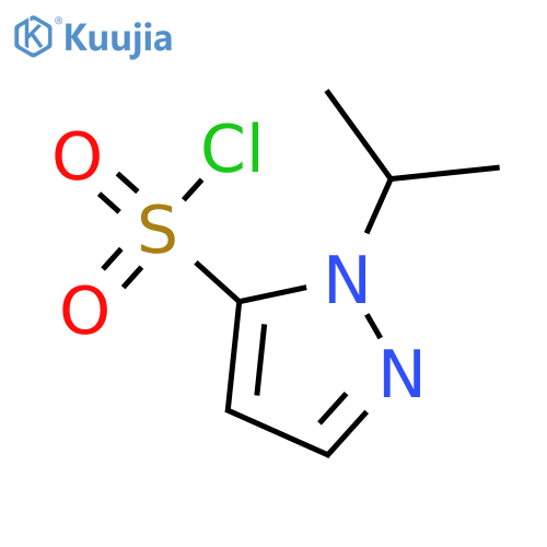 1-Isopropyl-1H-pyrazole-5-sulfonyl chloride structure
