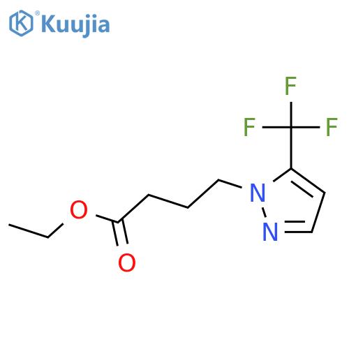 ethyl 4-5-(trifluoromethyl)-1H-pyrazol-1-ylbutanoate structure