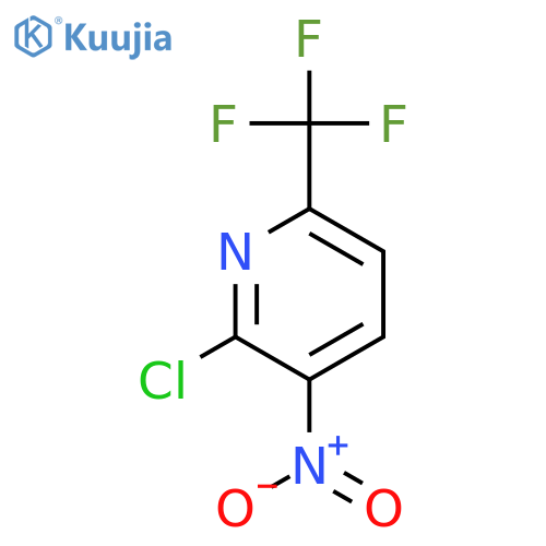2-Chloro-3-nitro-6-(trifluoromethyl)pyridine structure