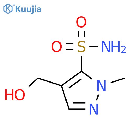 1H-Pyrazole-5-sulfonamide,4-(hydroxymethyl)-1-methyl- structure