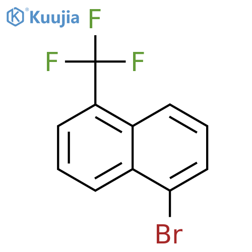 1-bromo-5-(trifluoromethyl)naphthalene structure