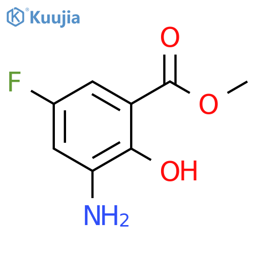 METHYL 3-FLUORO-2-HYDROXYBENZOATE structure