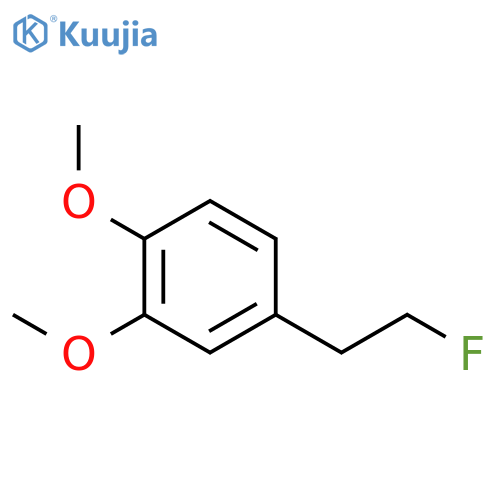 Benzene,4-(2-fluoroethyl)-1,2-dimethoxy- structure