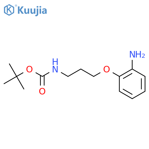 Tert-butyl N-[3-(2-aminophenoxy)propyl]carbamate structure