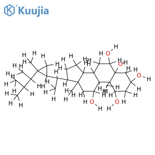 (1alpha,3beta,5alpha,6beta,11alpha)-Gorgostane-1,3,5,6,11-pentol structure