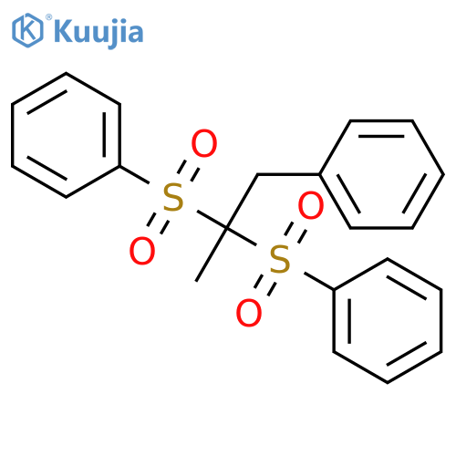 BENZENE, 1,1'-[(1-METHYL-2-PHENYLETHYLIDENE)BIS(SULFONYL)]BIS- structure