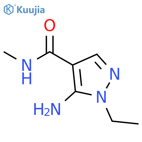 5-Amino-1-ethyl-N-methyl-1H-pyrazole-4-carboxamide structure