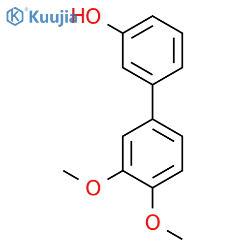 3-(3,4-dimethoxyphenyl)phenol structure