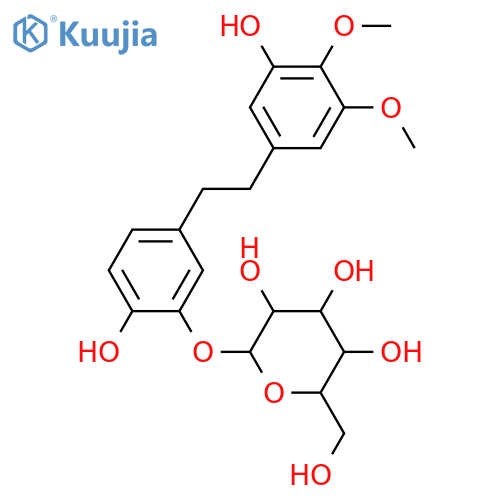 β-D-Glucopyranoside, 2-hydroxy-5-[2-(3-hydroxy-4,5-dimethoxyphenyl)ethyl]phenyl structure