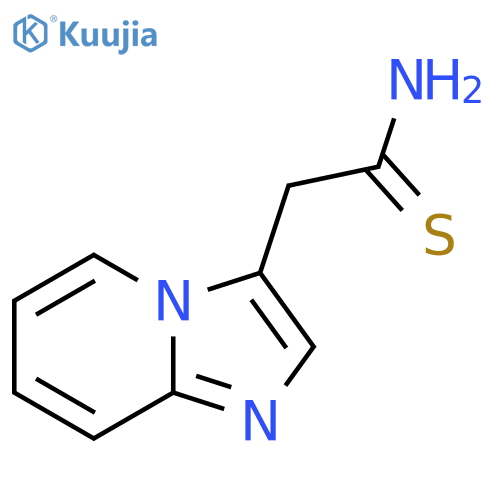 2-{imidazo1,2-apyridin-3-yl}ethanethioamide structure