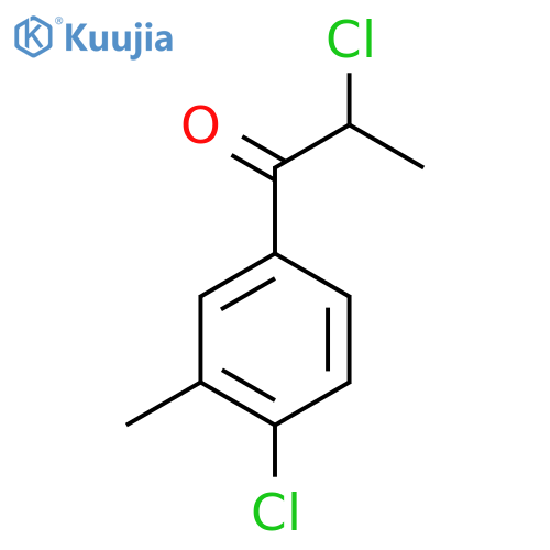 2,4'-Dichloro-3'-methylpropiophenone structure