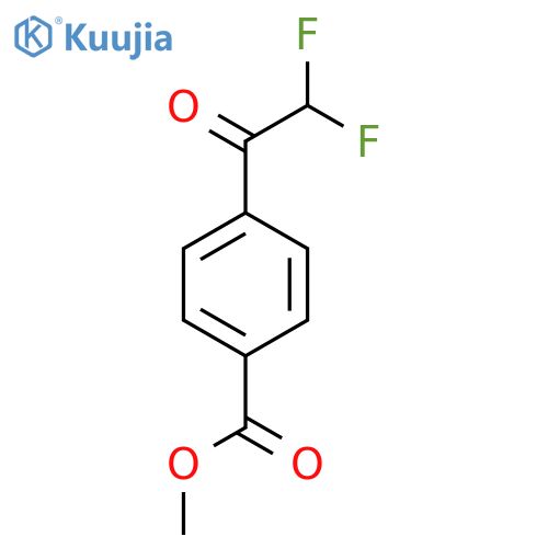 Methyl 4-(2,2-difluoroacetyl)benzoate structure